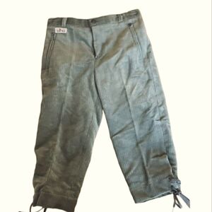 Vintage boy's ELHO Cross Country Ski Breeks Pants Olive Green sz 11